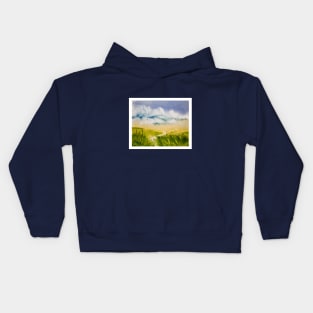 Sunny field Kids Hoodie